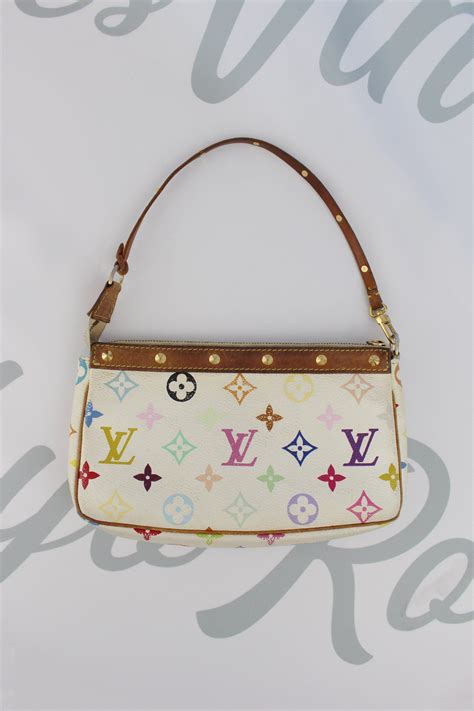 lv white colorful bag|lv monogram shoulder bag.